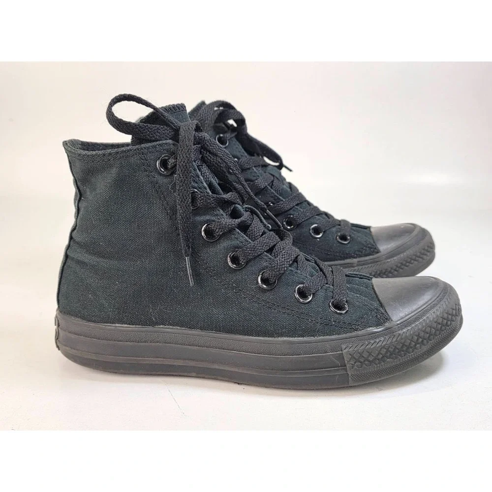 Converse Chuck Taylor Men's Sneakers Size 4 Women's 6 Black Canvas High Shoes‎ - Picture 2 of 11